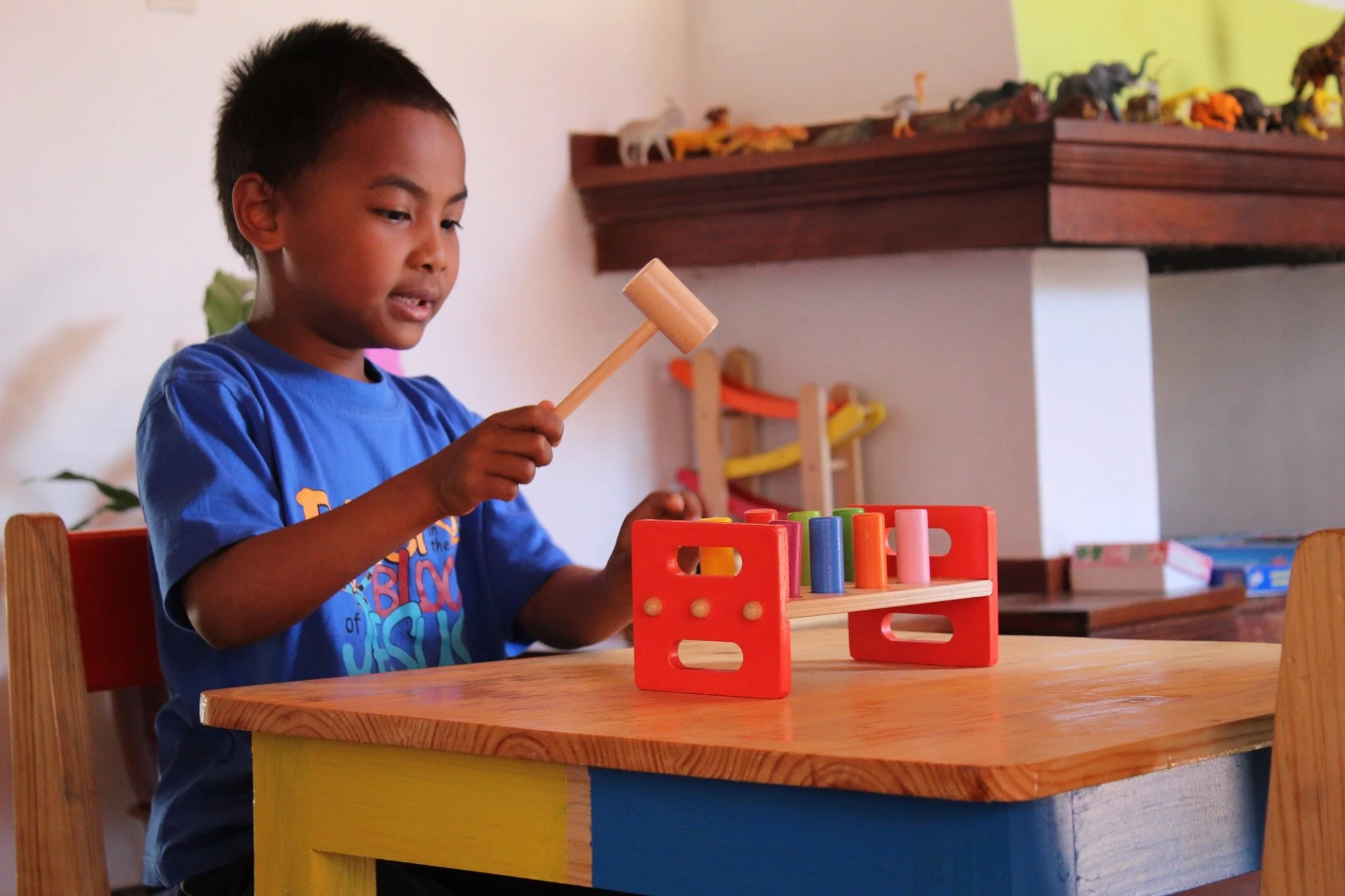 Student of Lighthouse School in class