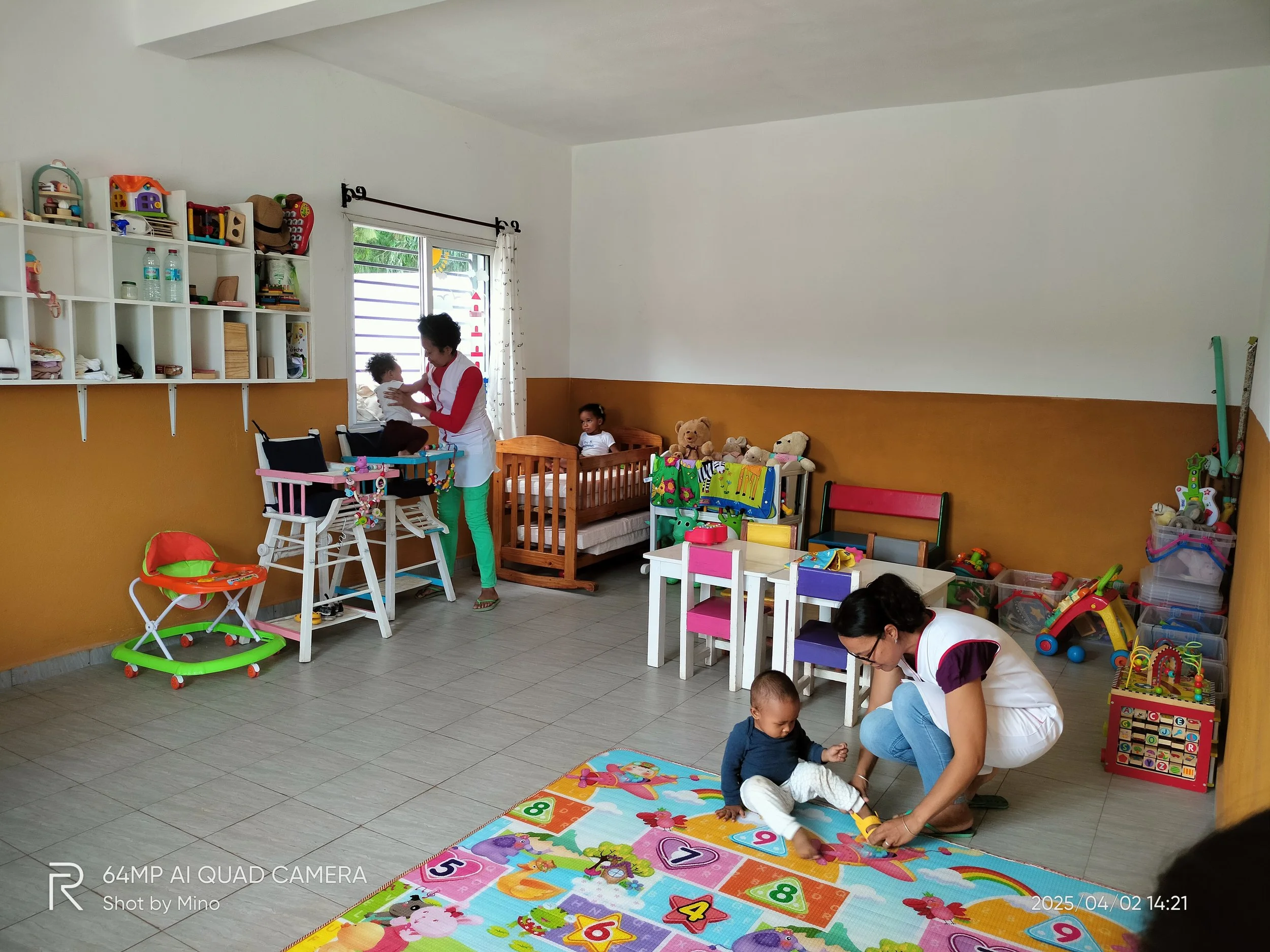 Students and teacher